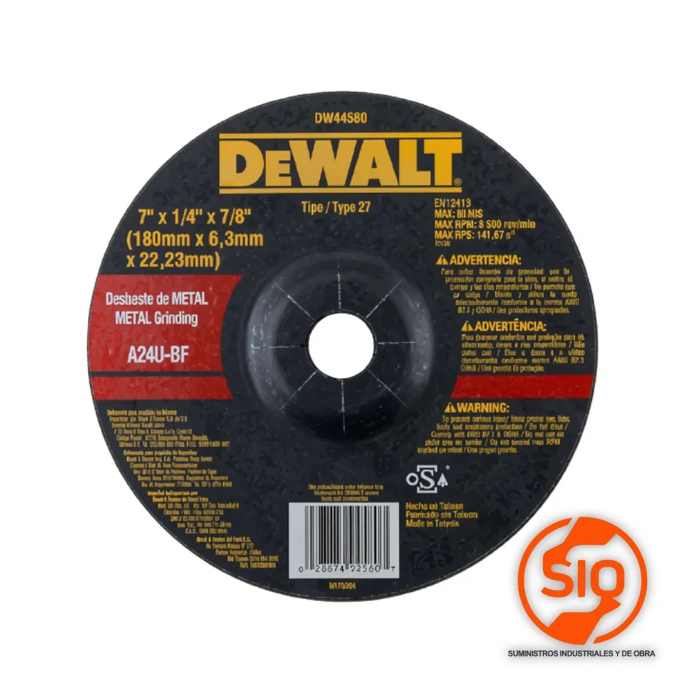 DEWALT DISCO 7 PARA PULIR DW44580-PH