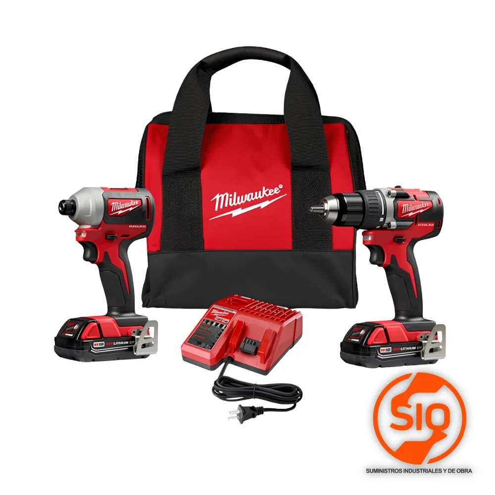 [3697-22] MILWAUKEE COMBO ROTOMARTILLO Y DESTORNILLADOR DE IMPACTO M18 FUEL 4TA 3697-22