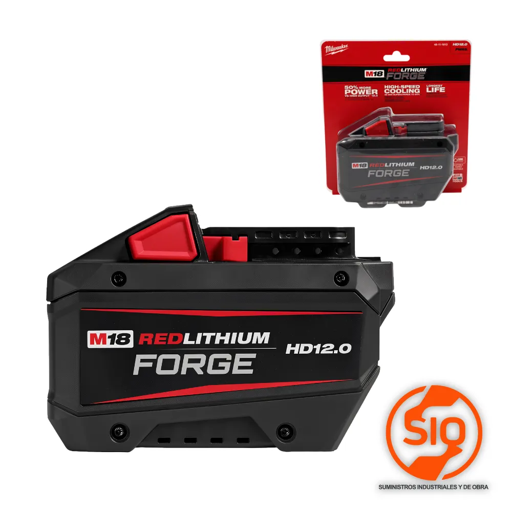 [48-11-1813] MILWAUKEE BATERIA M18 - 12AMP FORGE 48-11-1813