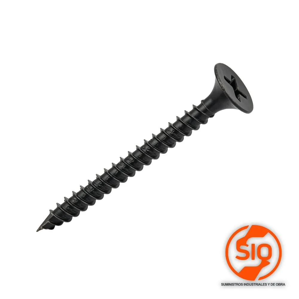 [0502-004] CERRAJES TORNILLOS NEGRO 1-1/2 - CIENTO 0502-004