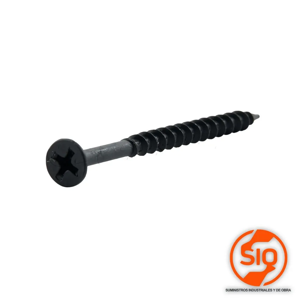 [0502-017] CERRAJES TORNILLOS NEGRO 4 - CIENTO 0502-017