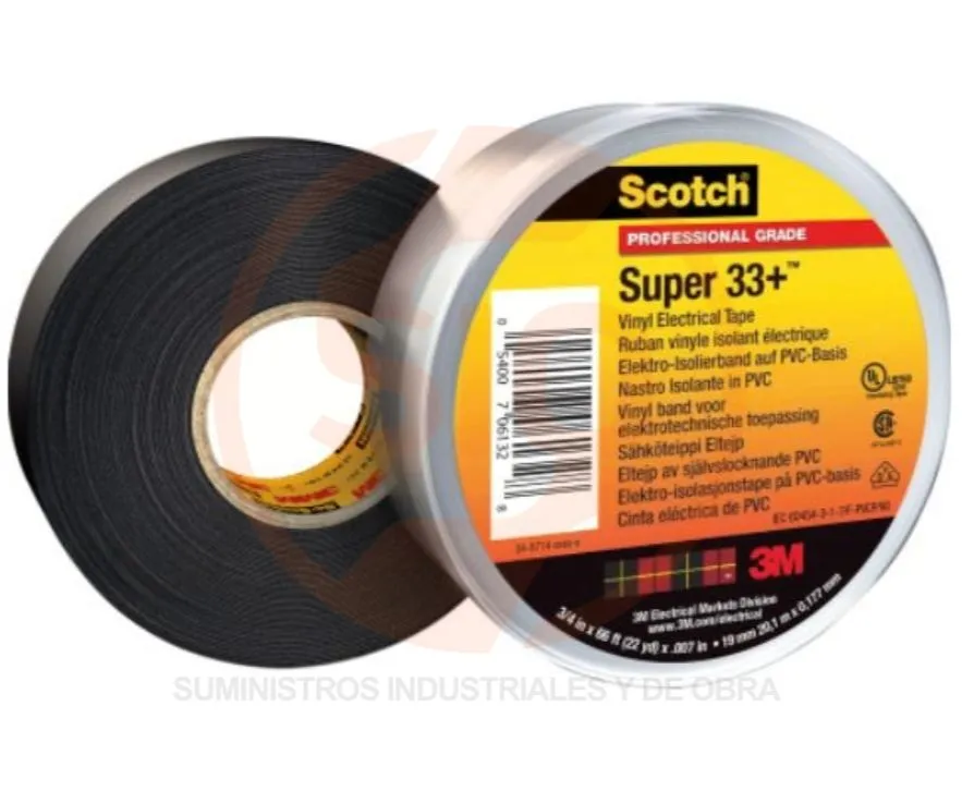 [CNT01001] 3M SCOTCH CINTA AISLAR SUPER 33+ CNT01001