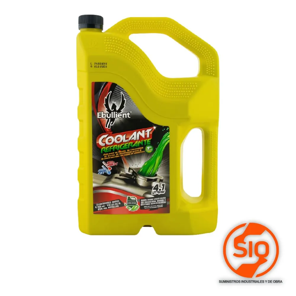 EBULLIENT REFRIGERANTE VERDE COOLANT 2% GYCOL - GALON