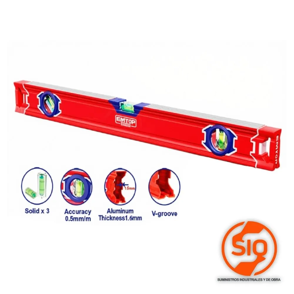 EMTOP NIVEL DE ALUMINIO 40CM ESLL24001