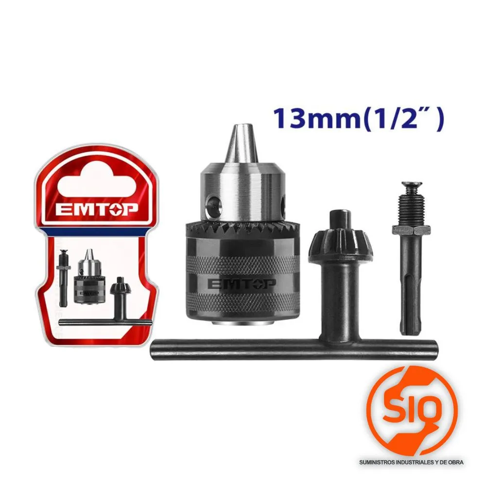 EMTOP MANDRIL 1/2 CON ADAPTADOR PARA SDS PLUS EKCK1302