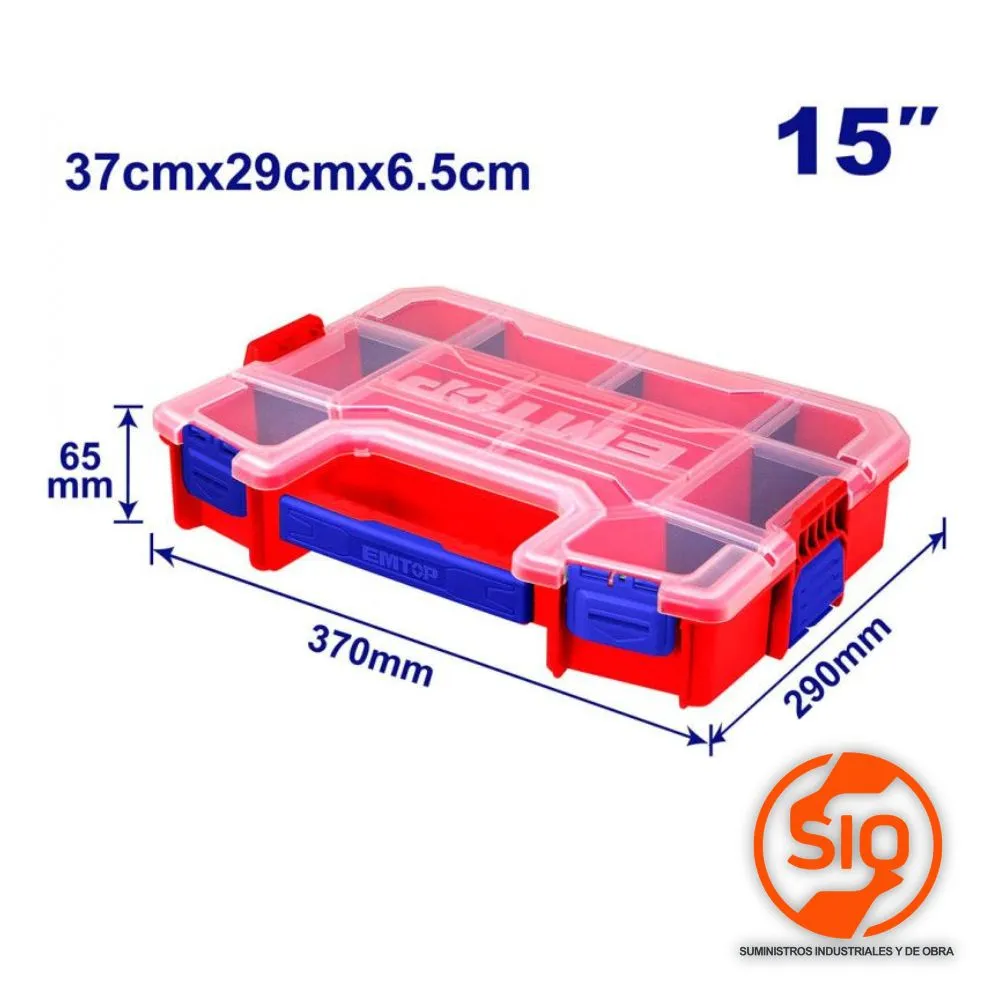EMTOP CAJA ORGANIZADOR 15 PULG APILABLE EPBX1511