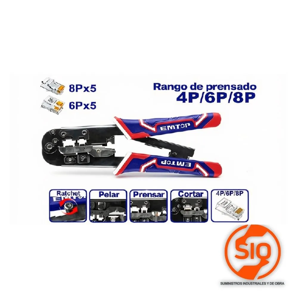 EMTOP PONCHADORA PARA CABLE UTP EMPCR46801