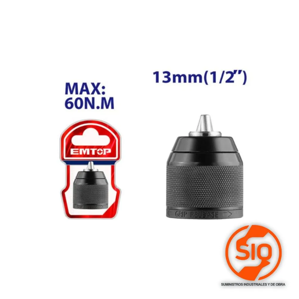 EMTOP MANDRIL 1/2 PARA TALADROS INALAMBRICOS (REF: MODELOS ECDL20602, ECIDL20602) EKCY13201