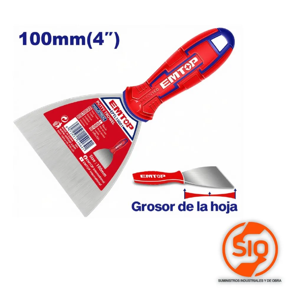 [EPTL10001] EMTOP ESPATULA 4 PULG EPTL10001