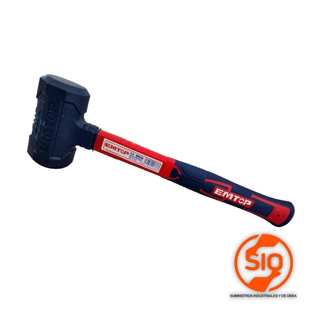 EMTOP MAZO DE GOLPE ANTI REBOTE 2LB MANGO DE FIBRA EHAMDH0201