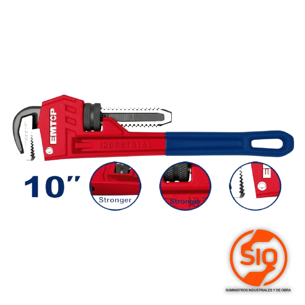 EMTOP LLAVE DE TUBO STILSON 10 PULG EPWH1001