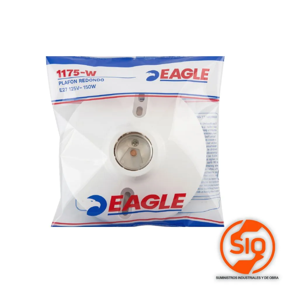 EAGLE PLAFONERA BLANCO PLF01001