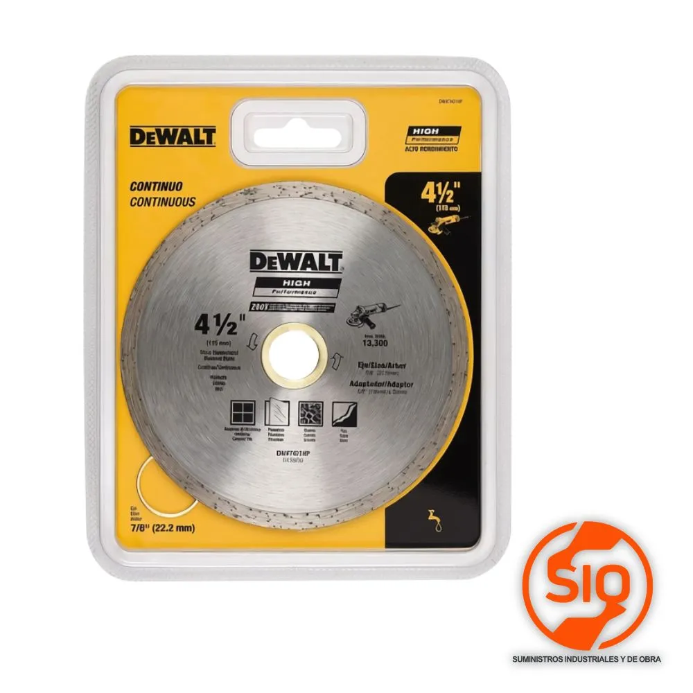 DEWALT DISCO 4-1/2 CONTINUO DW47451HP