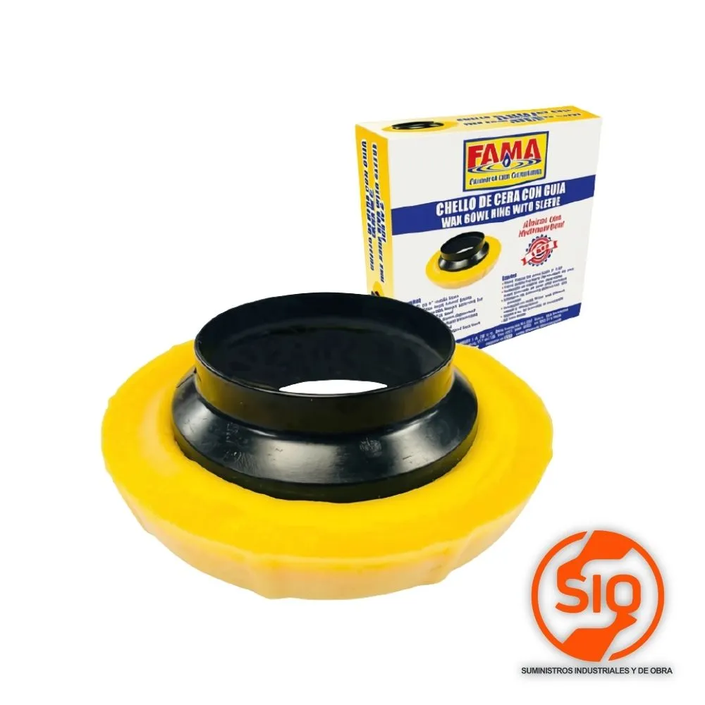 FAMA EMPAQUE CERA PARA SANITARIO CON GUIA F2699