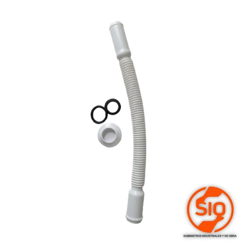 FAMA TUBO PLASTICO ACORDEON P/LAVAMANOS S/CABEZA (9774)