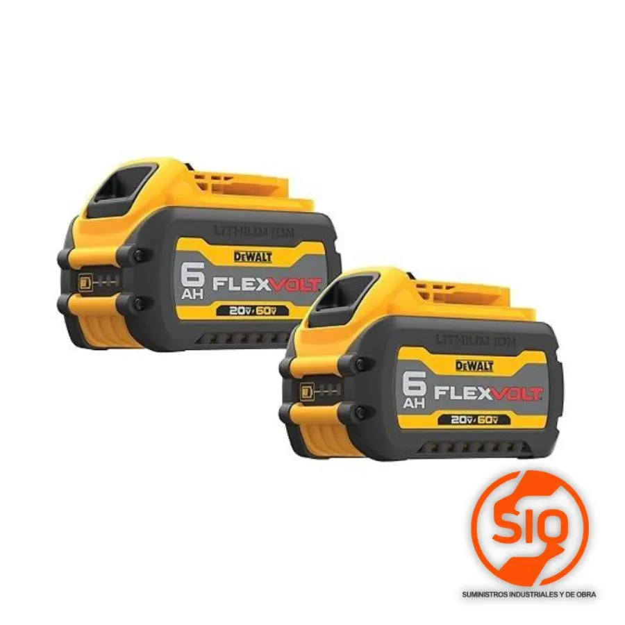 DEWALT BATERIA 20V/60V - 6AMP FLEXVOLT 2PZ DCB606-2