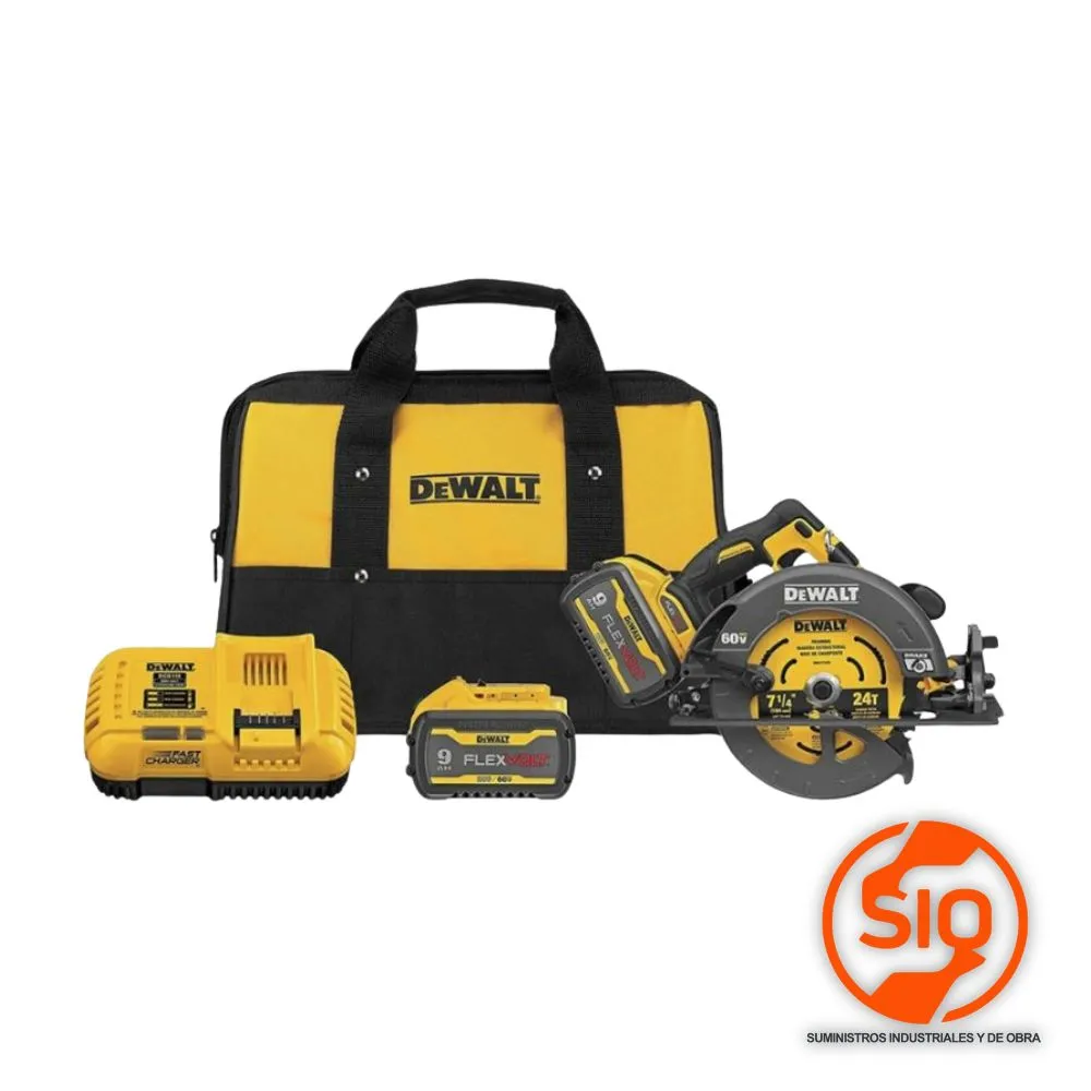 DEWALT SIERRA CIRCULAR 7-1/2INALAMBRICO FLEXVOLT 60V DCS578X2