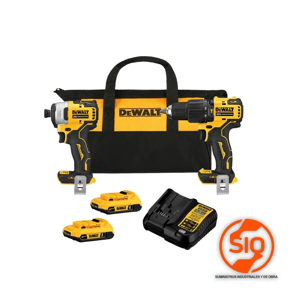 DEWALT COMBO ROTOMARTILLO+ATORNILLADOR ATOMIC 20V DCK279D2-B3
