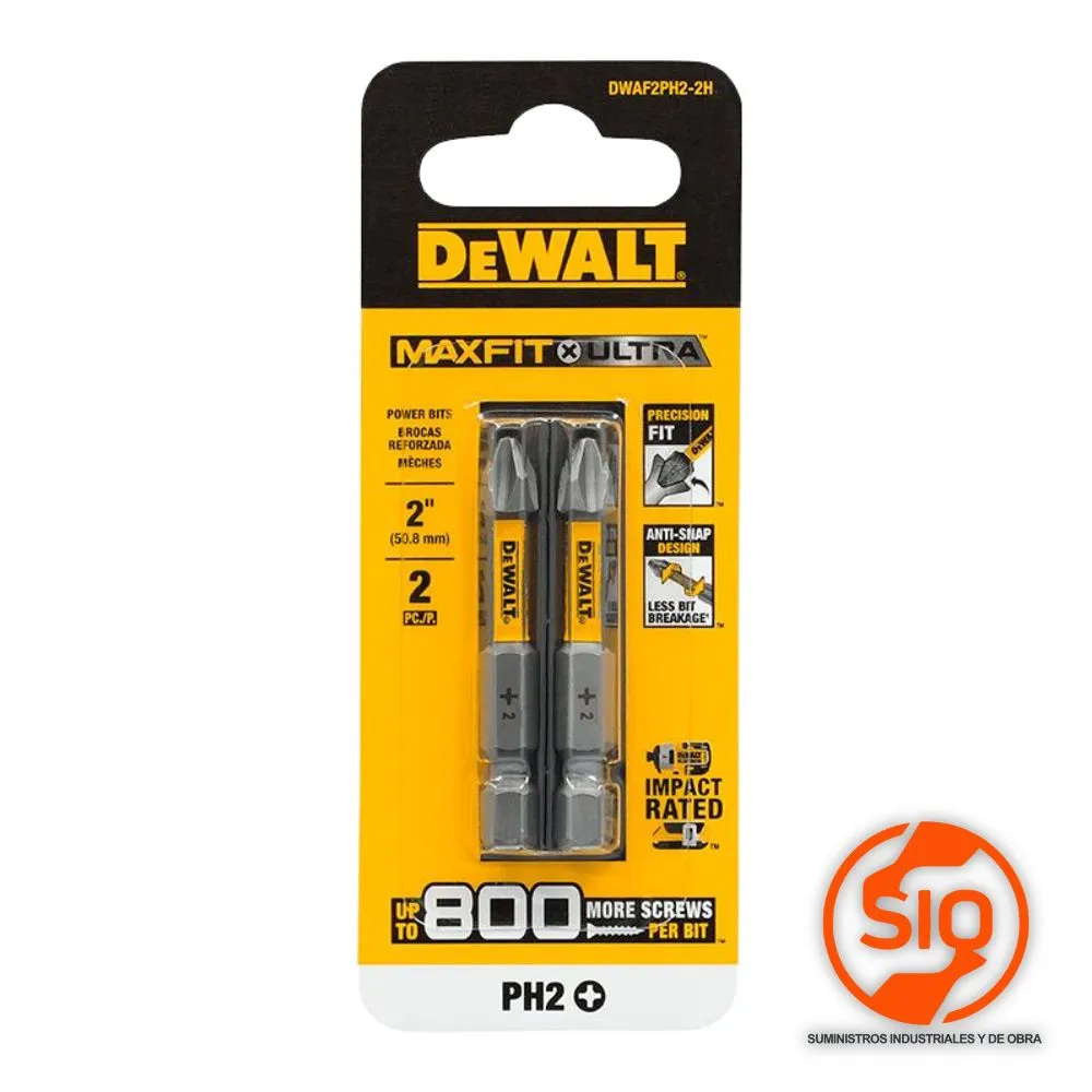 DEWALT PUNTA PH2 MAXFIT 2PZ DWAF2PH2-2H