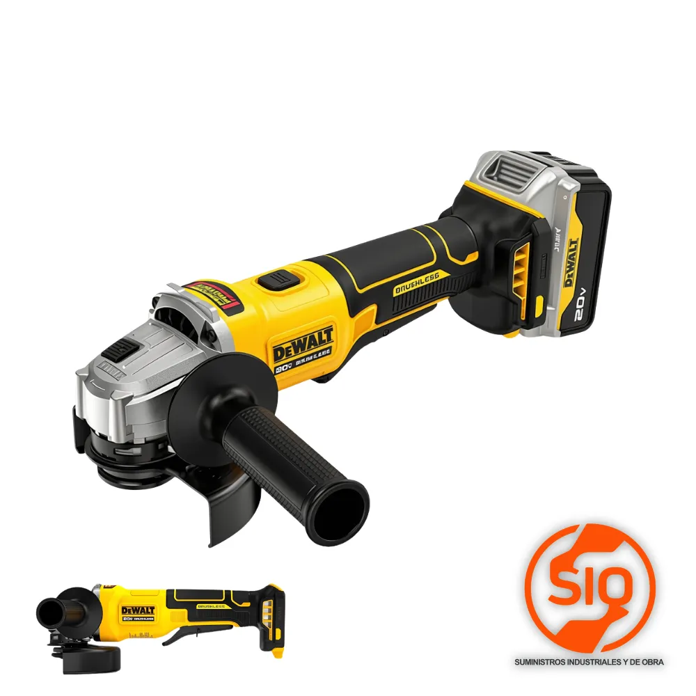 [DCG408B-OF1] DEWALT ESMERILADORA PULIDORA 4-1/2 PULG 20V + PISTOLA DE CALOR DCG408B-OF1