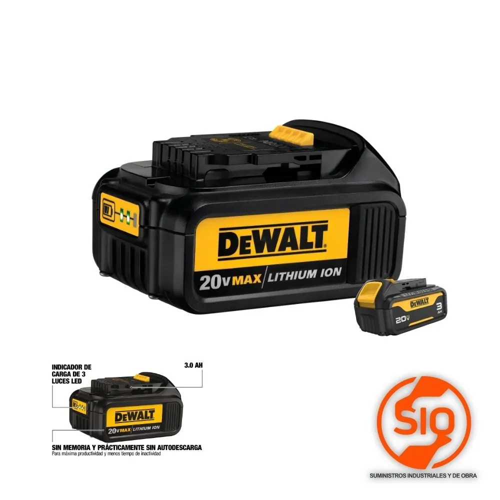 DEWALT BATERIA 20V - 3AMP DCB200