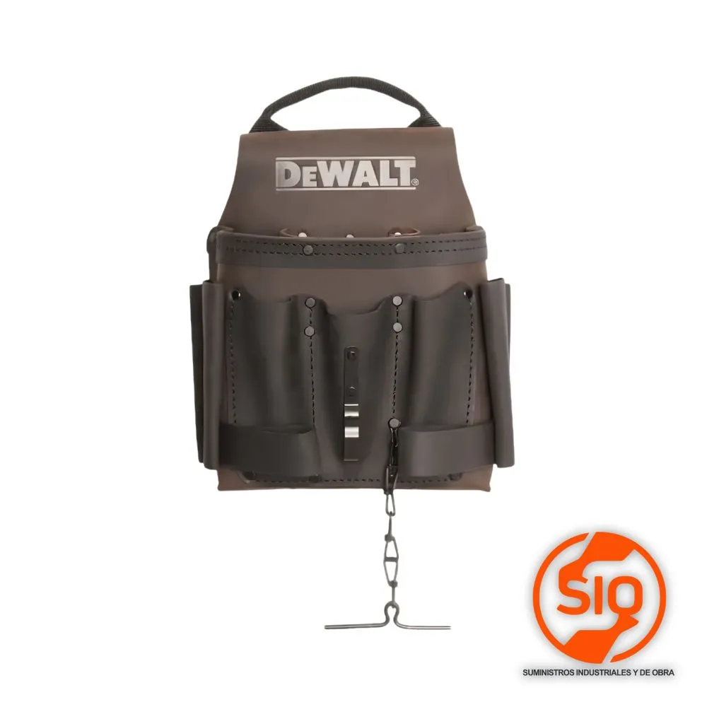 DEWALT BOLSA PORTAHERRAMIENTAS PARA ELECTRICISTA DE CUERO PREMIUM DWST550114