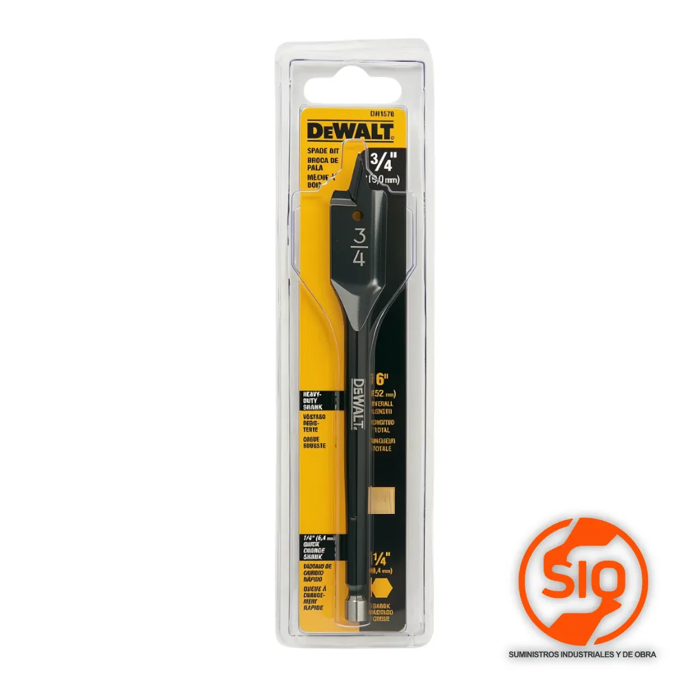 [DW1578] DEWALT BROCA PALETA 3/4 PULG DW1578