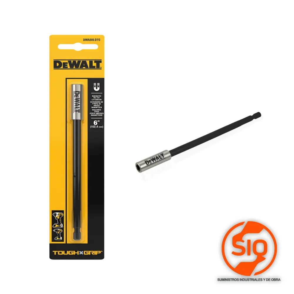 [DWA6HLDTG] DEWALT EXTENSION PARA PUNTA LARGA 6 PULG DWA6HLDTG