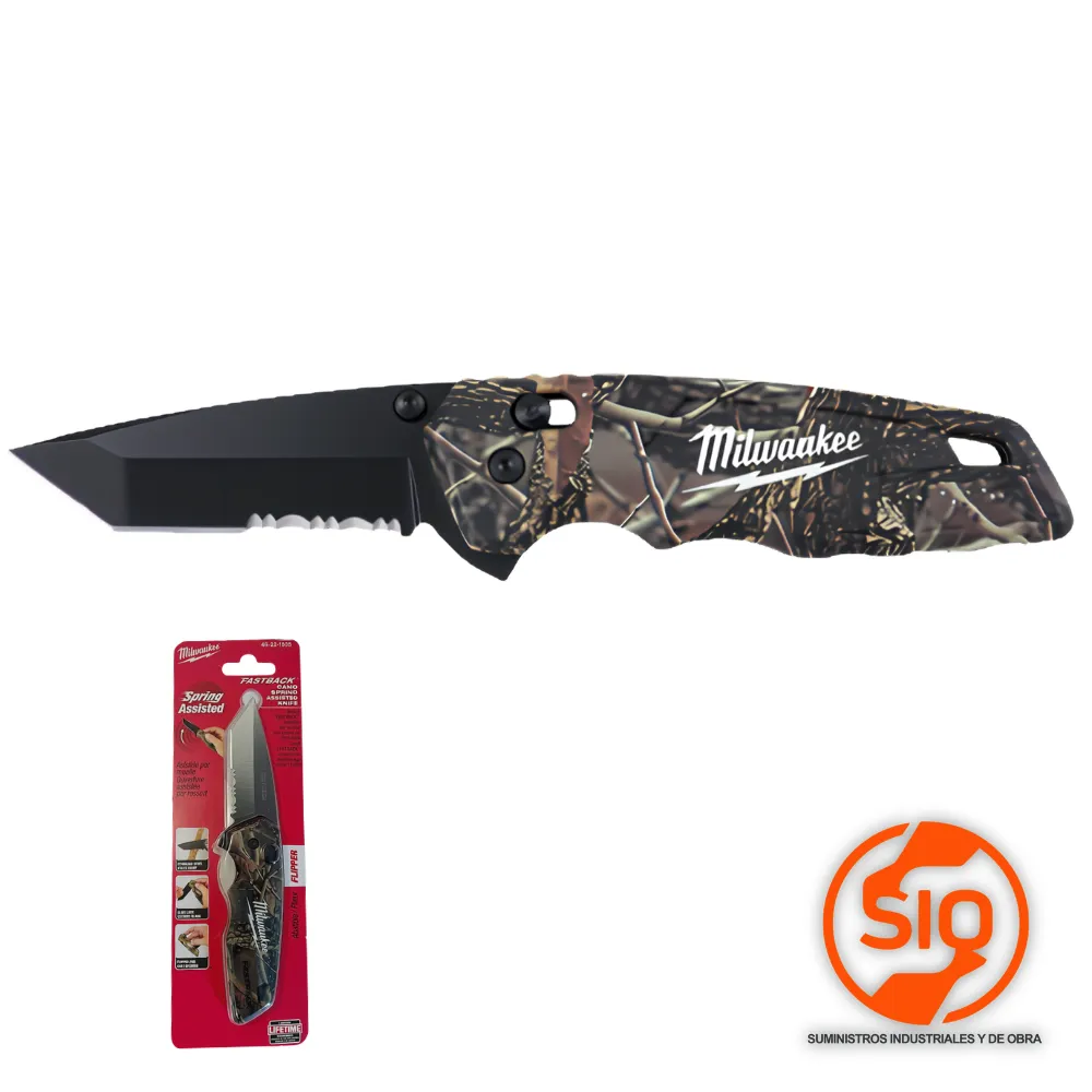 [48-22-1535] MILWAUKEE NAVAJA FASTBACK CAMUFLAJE CON RESORTE 48-22-1535