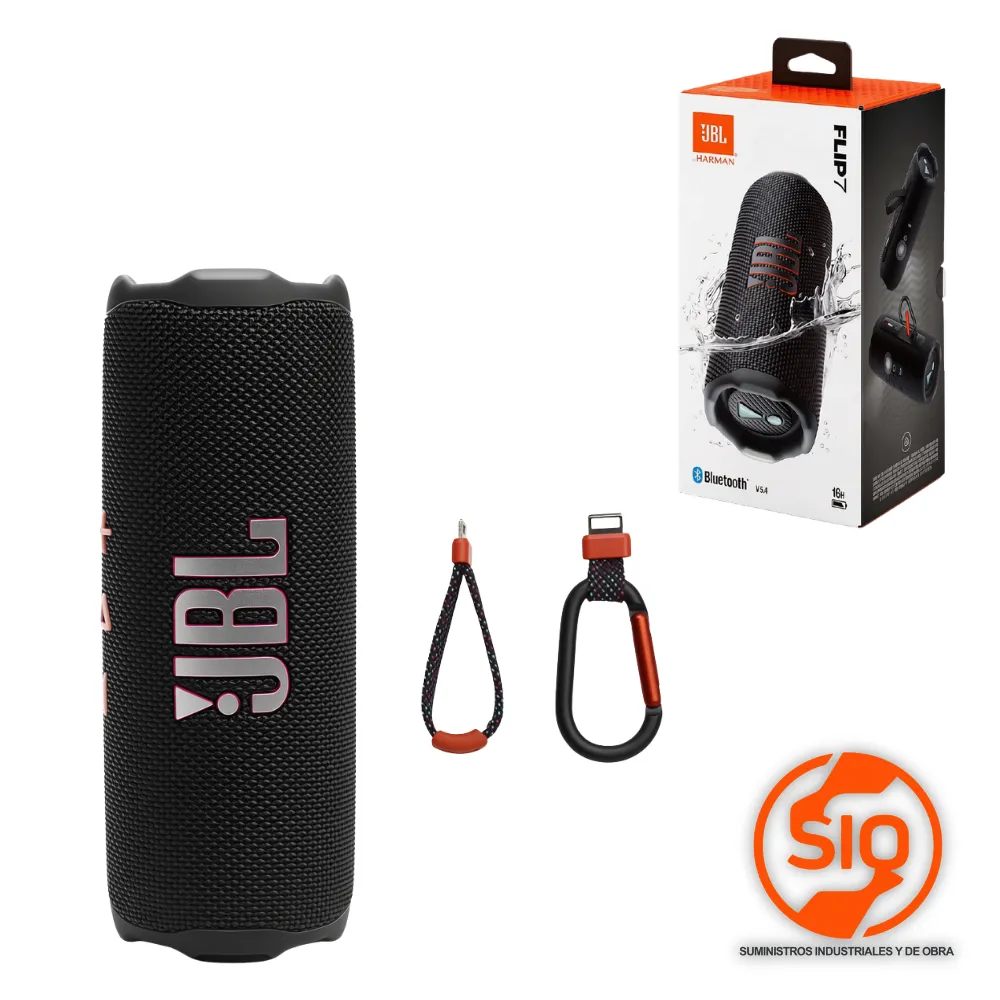 [JBLFLIP7BLKOAM] JBL FLIP 7 NEGRO 2 - BOCINA INALAMBRICA